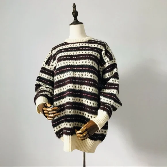 Vintage Shetland Wool Fair Isle Sweater | Made in Hong Kong - Picture 2 of 15